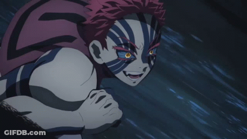 Person With Blue Eyes And Striped Face GIF