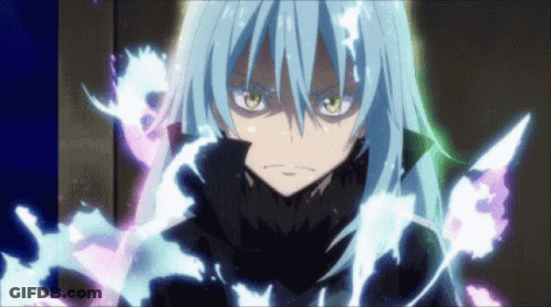 Person With Blue Hair And Green Eyes GIF
