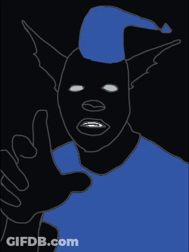Person With Blue Hat GIF