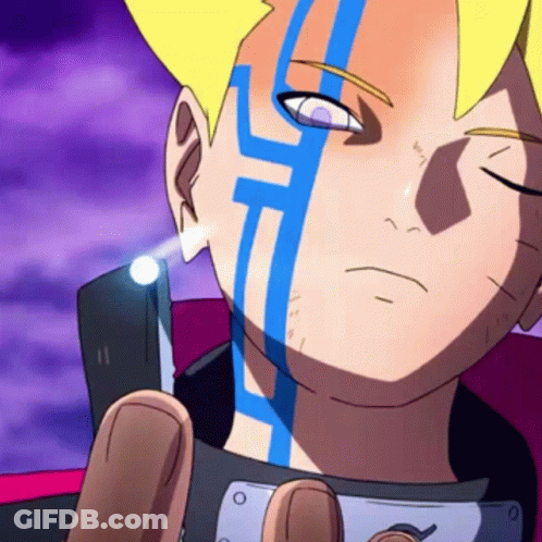 Person With Blue Stripe GIF