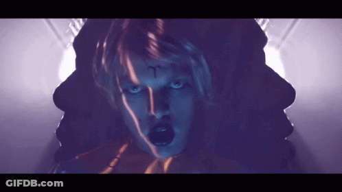 Person With Cross On Face GIF