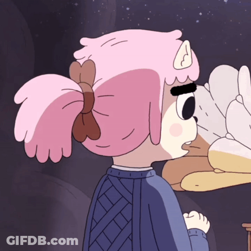 Person With Da Wuh Text GIF