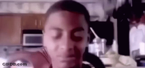 Person With Eyes Closed GIF