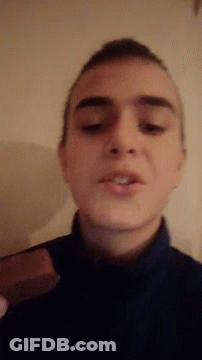Person With Eyes Closed GIF