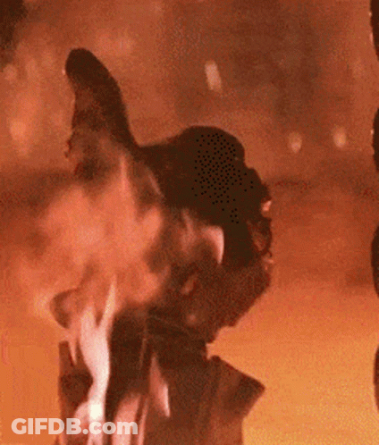 Person With Flames From Mouth GIF