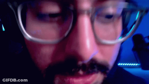Person With Glasses And Beard GIF