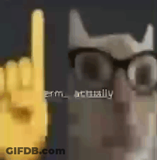 Person With Glasses And Crown Thumbs Up GIF