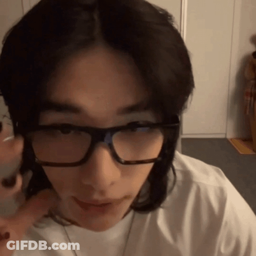 Person With Glasses GIF