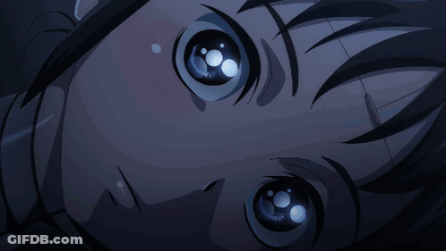 Person With Glowing Eyes GIF