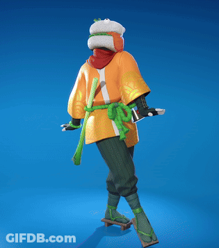 Person With Green Belt And Sword GIF