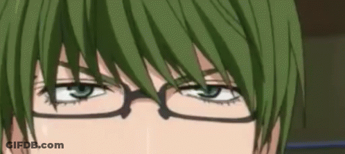 Person With Green Hair And Glasses GIF