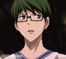 Person With Green Hair And Glasses GIF