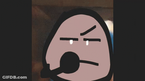 Person With Green Head And Green Skirt GIF