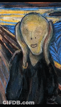 Person With Hands On Face GIF