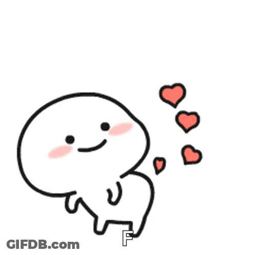 Person With Hearts Coming Out Of Mouth GIF