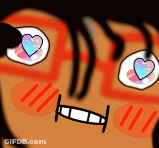 Person With Hearts In Eyes GIF