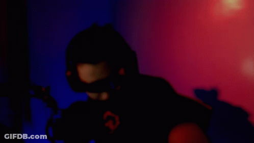 Person With Helmet And Headphones GIF
