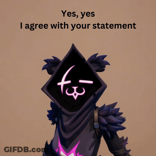 Person With Hood Saying Yes Yes I Agree GIF
