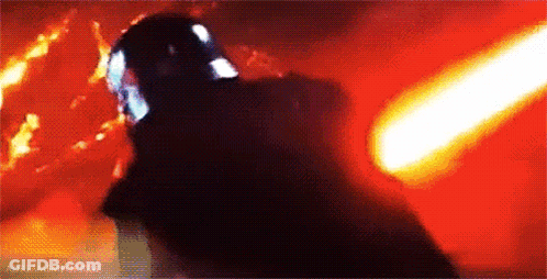 Person With Light From Head By Fire GIF