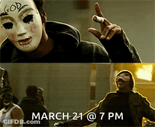 Person With Mask Saying Jesus GIF