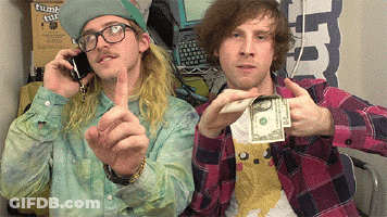 Person With Money On Face $0.01 Steam Wallet Credited GIF