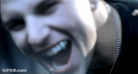 Person With Mouth Open And Necklace GIF