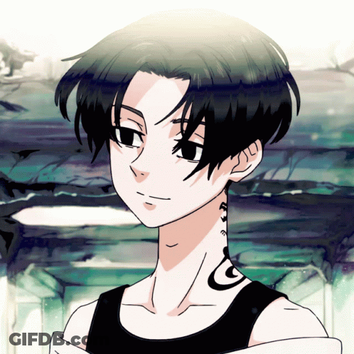 Person With Neck Tattoo S GIF