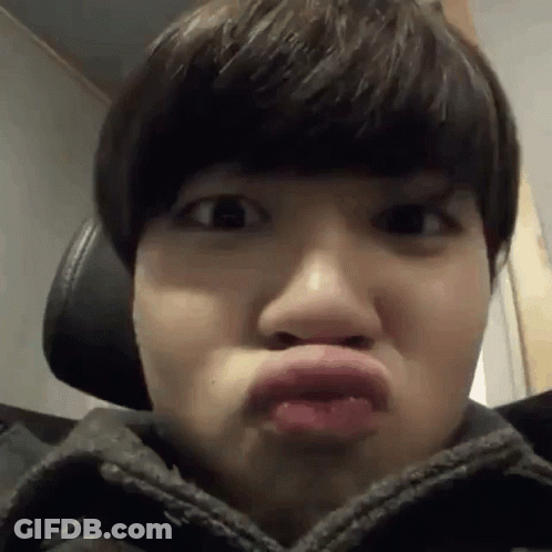 Person With Open Mouth GIF