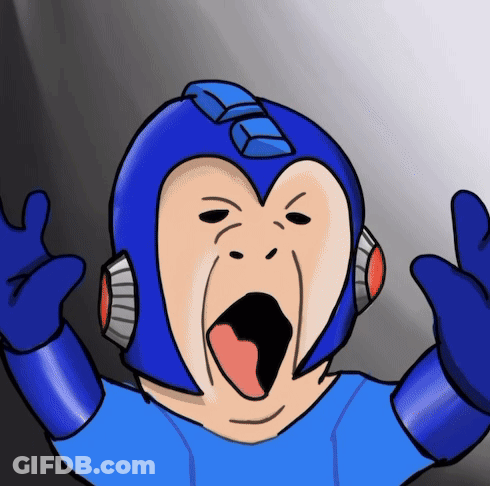 Person With Open Mouth And Outstretched Hands GIF
