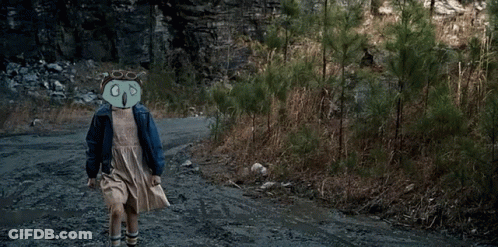Person With Owl Face GIF