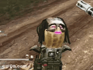 Person With Peanut In Face GIF