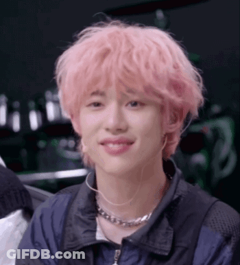 Person With Pink Hair Wearing Necklace GIF