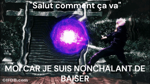 Person With Purple Ball In Background GIF