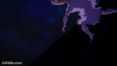 Person With Purple Light Coming Out GIF
