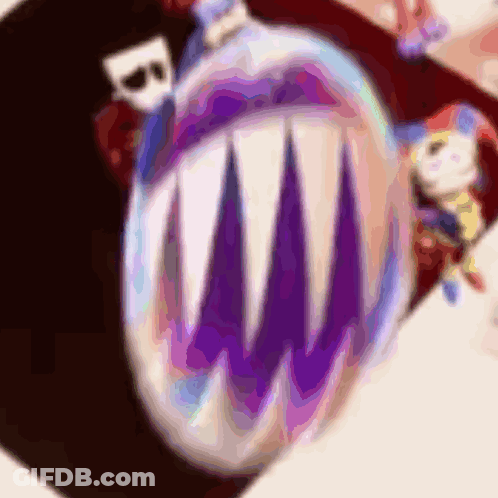 Person With Purple Mouth GIF