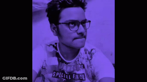 Person With Rainbow Background GIF
