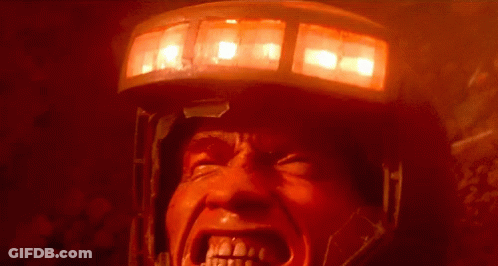 Person With Red Eyes Close Up GIF