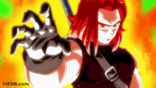Person With Red Hair Holding Sword GIF