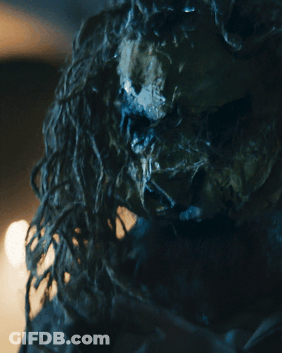 Person With Scary Face GIF