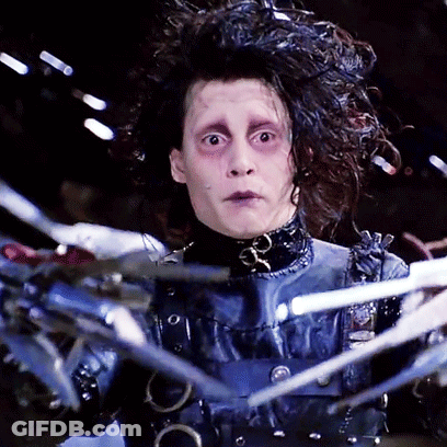 Person With Scissors Hands GIF