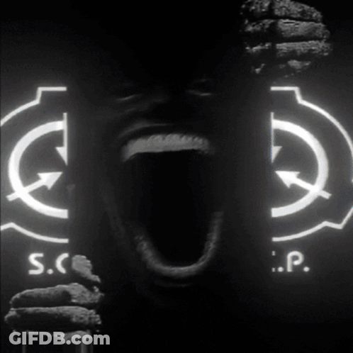 Person With SCP Logo GIF