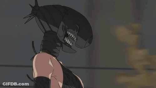 Person With Shark Head GIF