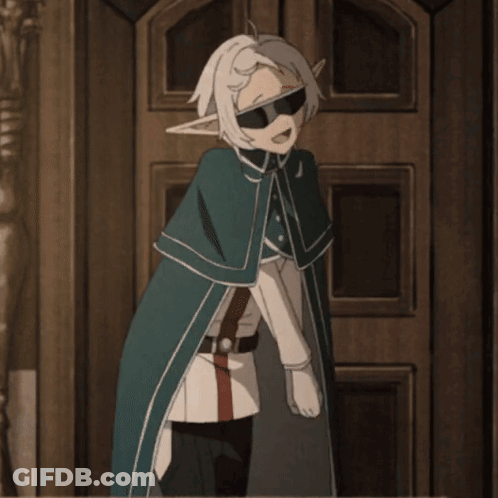 Person With Sunglasses And Cape GIF
