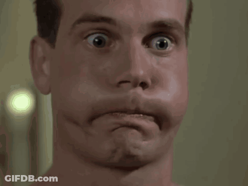 Person With Surprised Look GIF