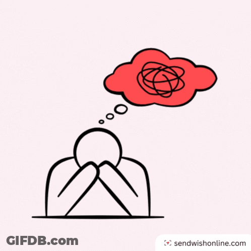 Person With Thought Bubble GIF