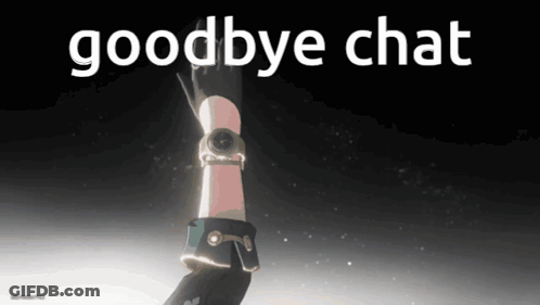 Person With Watch Says Goodbye Chat GIF