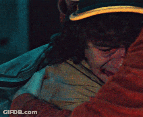Person With Yellow Hat Close Up GIF