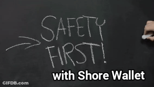 Person Writing Safety First On Blackboard GIF