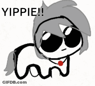 Person Yippie Drawing GIF