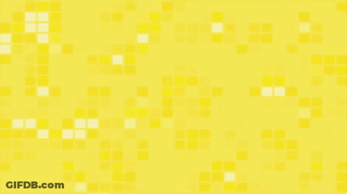Persona 4 The Animation Logo On Yellow Background GIF